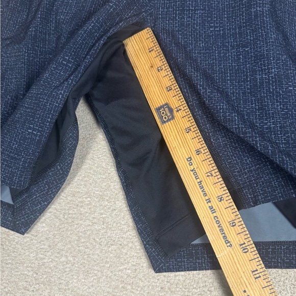 Lululemon Linerless Athletic Shorts T.H.E. Core Size Large Navy Blue Mens - Picture 6 of 9